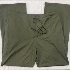 Cherokee Workwear Drawstring Cargo Scrub Pants Olive Green Unisex XL Medical